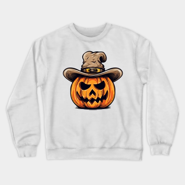 halloween cowboy Crewneck Sweatshirt by Aldrvnd